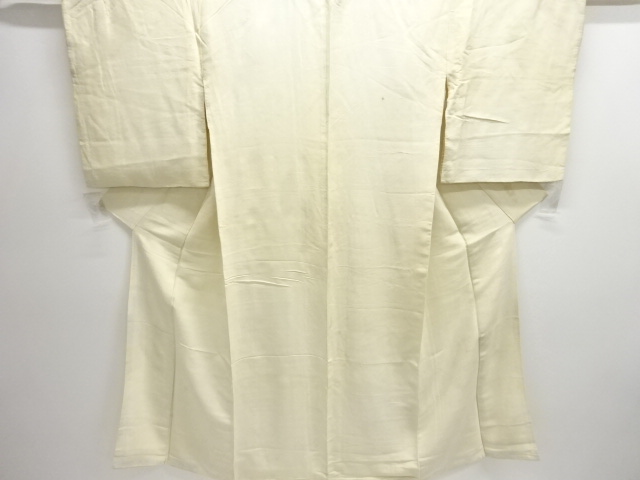 JAPANESE KIMONO / ANTIQUE WHITE FABRIC NAKAGI